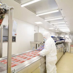 Camera bianca per l'industria alimentare