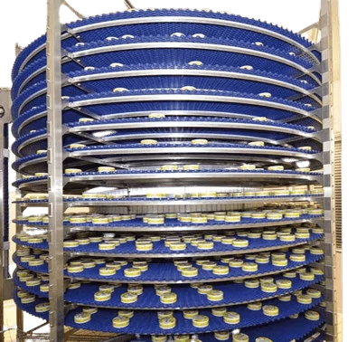Bread and puff pastry cooling tunnel